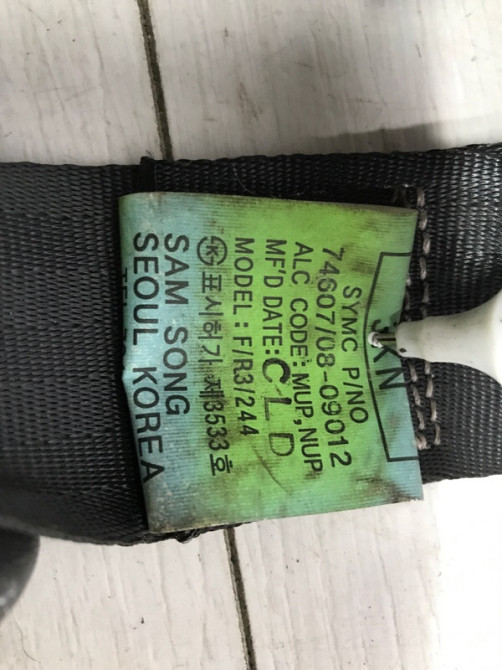 Ремень безопасности передний левый SsangYong Kyron DJ 2.0 DIESEL D20DT 2005 (б/у) Киев - изображение 5