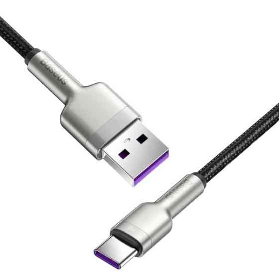 Кабель Baseus Cafule USB to Type-C 66W 0.25m Black (CAKF000001) Харків