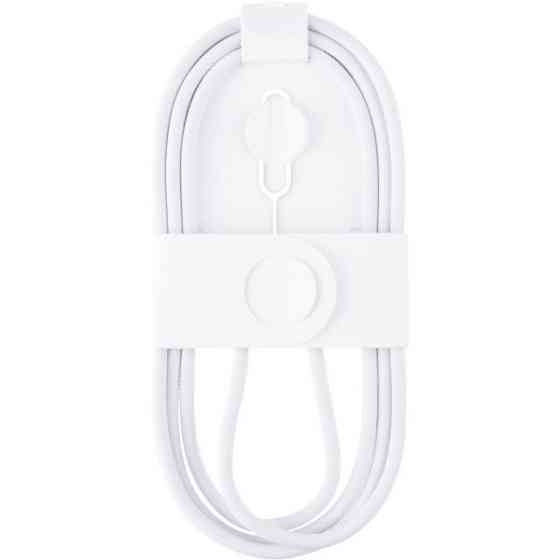 DM Кабель Type-C to Type-C for iPhone 16 Pro/16 Pro Max 1m 60W Woven White Харків