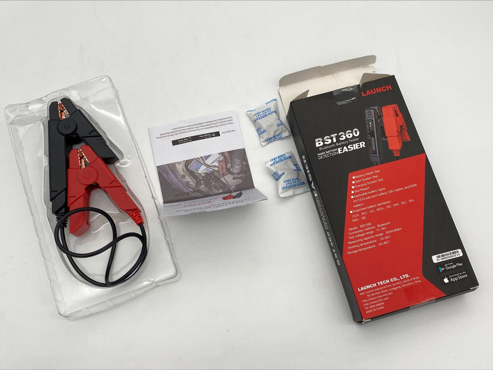Тестер автомобильных аккумуляторов LAUNCH BST-360 Харків - зображення 6