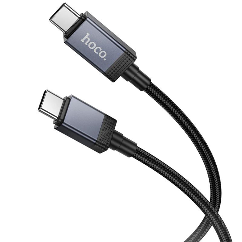Дата кабель Hoco X118 Generous with display Type-C to Type-C 60W (1m) Херсон - зображення 2