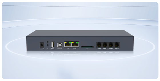 Dinstar UC200-2S2O-30C, IP PBX, 2 FXS, 2 FXO, до 500 користувачів, 30 одночасних дзвінків Київ