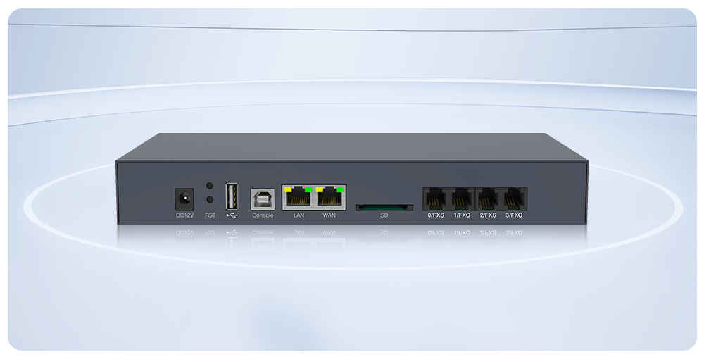 Dinstar UC200-2S2O-30C, IP PBX, 2 FXS, 2 FXO, до 500 користувачів, 30 одночасних дзвінків Київ - зображення 2
