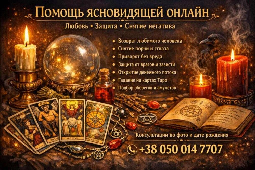 Услуги таролога онлайн. Любовная магия. Снятие негатива. Дніпро - зображення 1