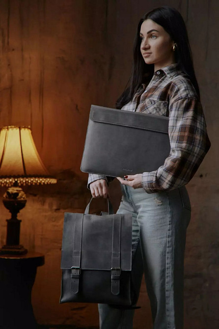 Чехол для ноутбука винтажный Incarne Klouz MacBook Pro 13" 2016-2025 klouz-gray-vintage-pro-13 серый Київ - зображення 4