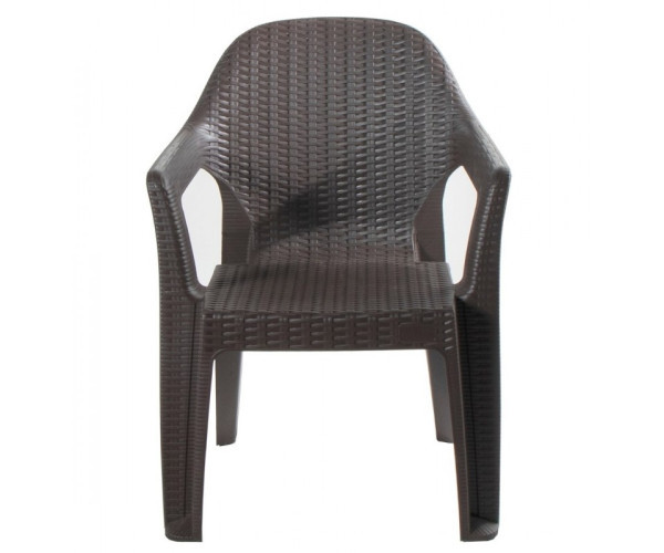 Стілець Міла пластиковий ротанг коричневий Днепр - изображение 2