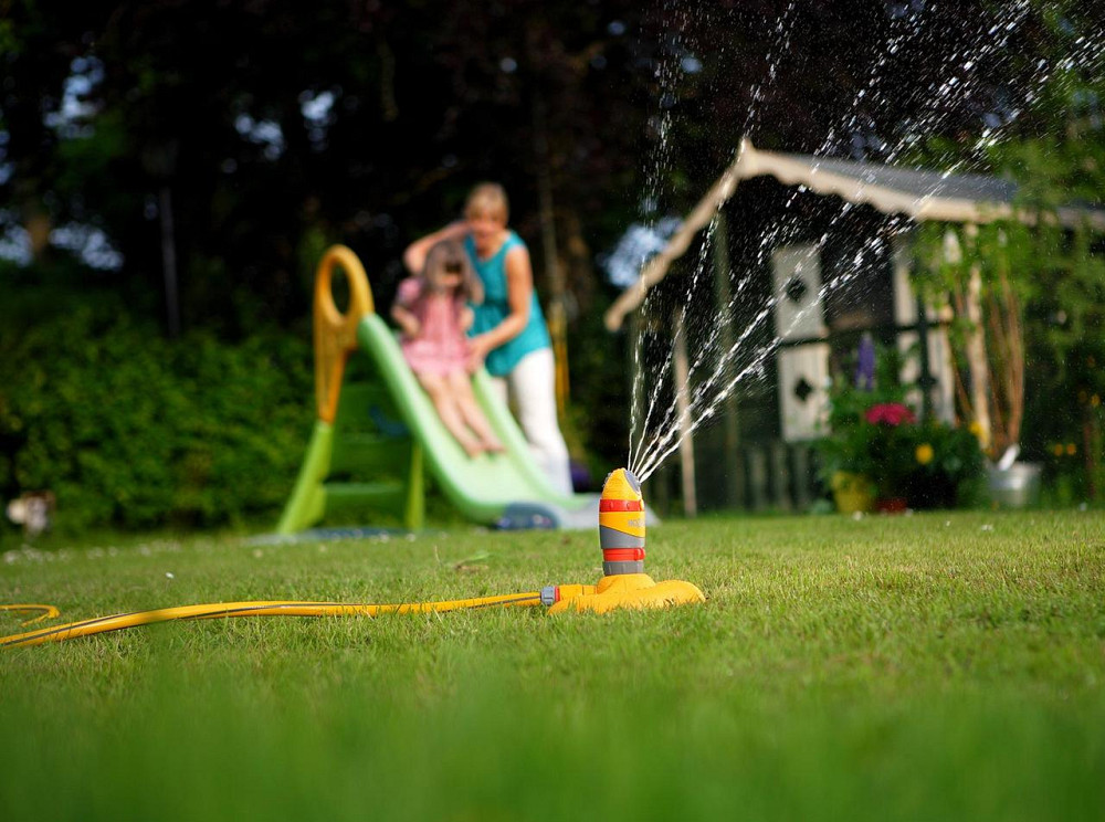 Дождеватель / ороситель HoZelock 2336 спринклерный круговой Pro 314 м² на подставке Київ - зображення 2