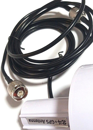 GPS антенна 1575.42MHz, RHCP, LNA усиление 35dB, Superbat Marine, кабель 3 м N-male, 3-5V (10919) Днепр - изображение 2