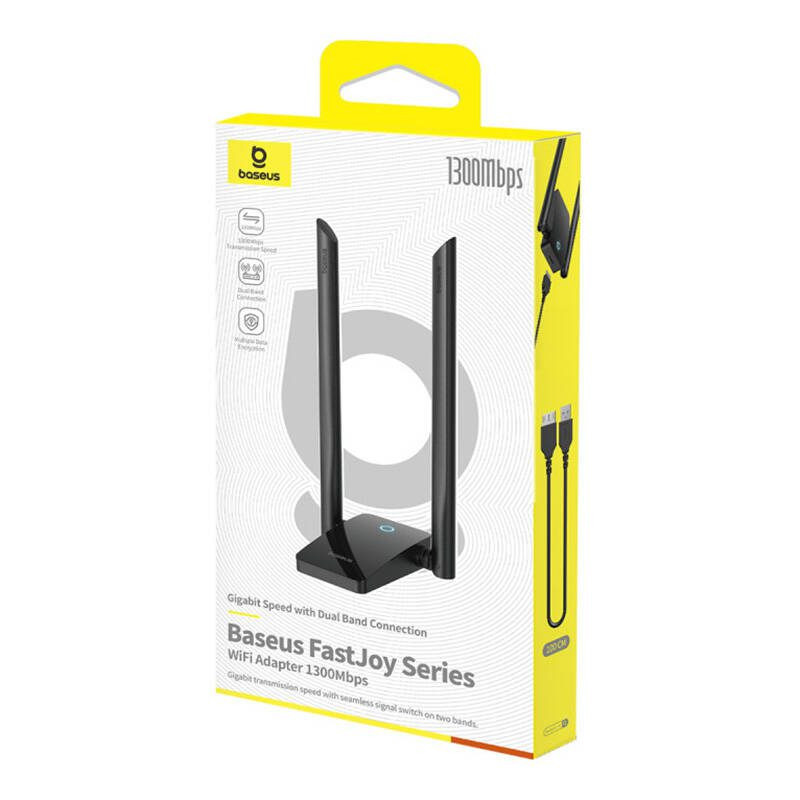 WiFi адаптер Baseus FastJoy Series 1300Mbps (External Antenna) (B01317600111-05) Херсон - зображення 6