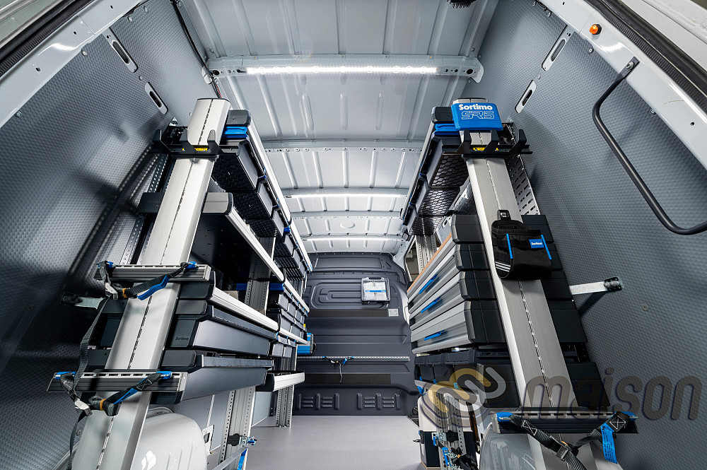 Мобільні майстерні, сервісні авто – обладнання фургона стелажами Sortimo Київ - зображення 10