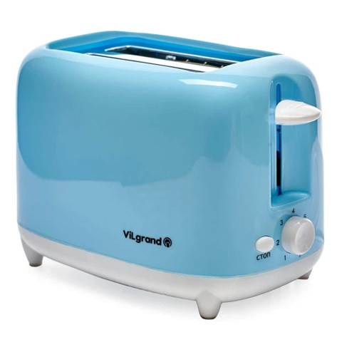 Тостер Vilgrand VT0722P Blue 750 Вт голубой Київ - зображення 1
