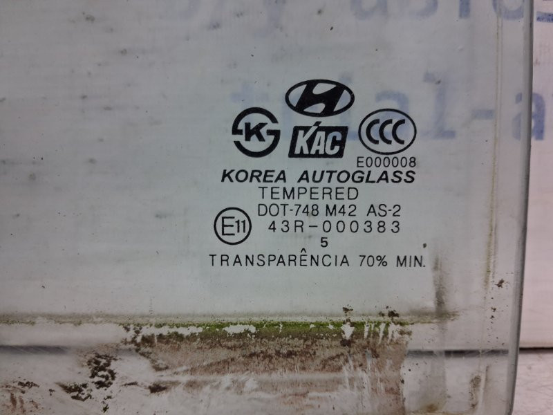 Стекло двери задней левой (форточка) Hyundai Sonata 2004-2010  (Арт. 66857) Київ - зображення 3