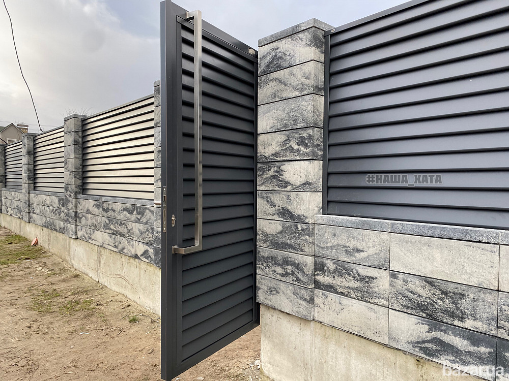 Блоки для будівництва паркану в стилі лофт Наша Хата Долина Долина - зображення 8