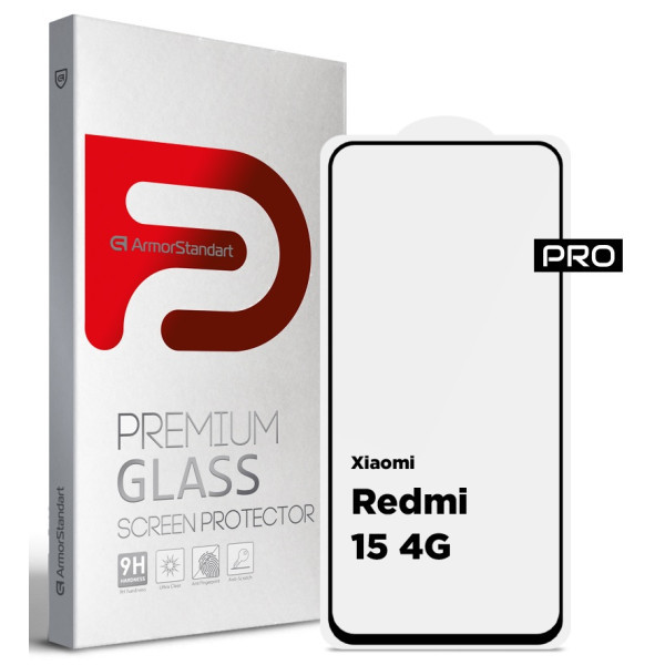 Захисне скло ArmorStandart Pro для Xiaomi Redmi 15 4G (ARM85415) (Код товару:42248) Харків - зображення 1