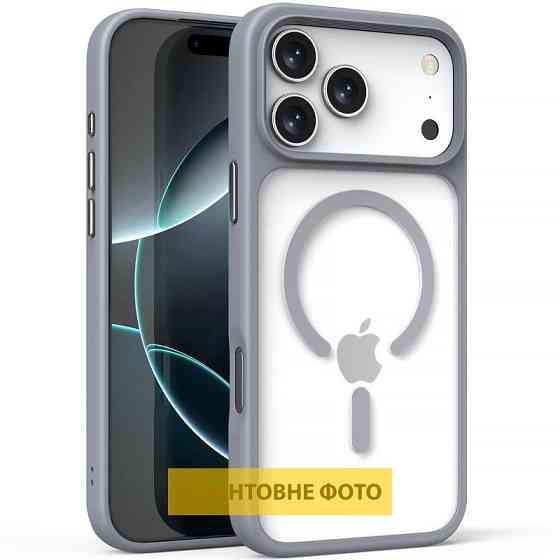 TPU+PC чехол Metal Buttons with MagSafe для Apple iPhone 17 (6.3") Херсон