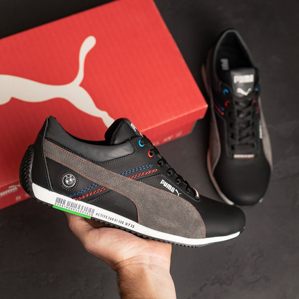 Мужские кожаные кроссовки  Pm BMW MotorSport Киев - изображение 11