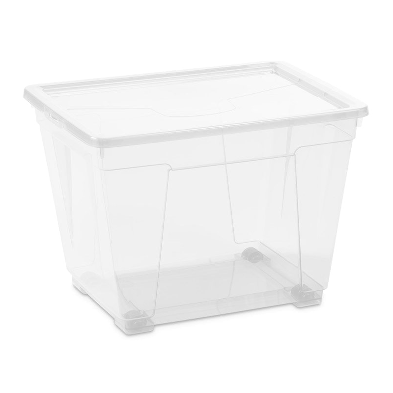 Контейнер Easy 20 л на колесах прозрачный Київ - зображення 1