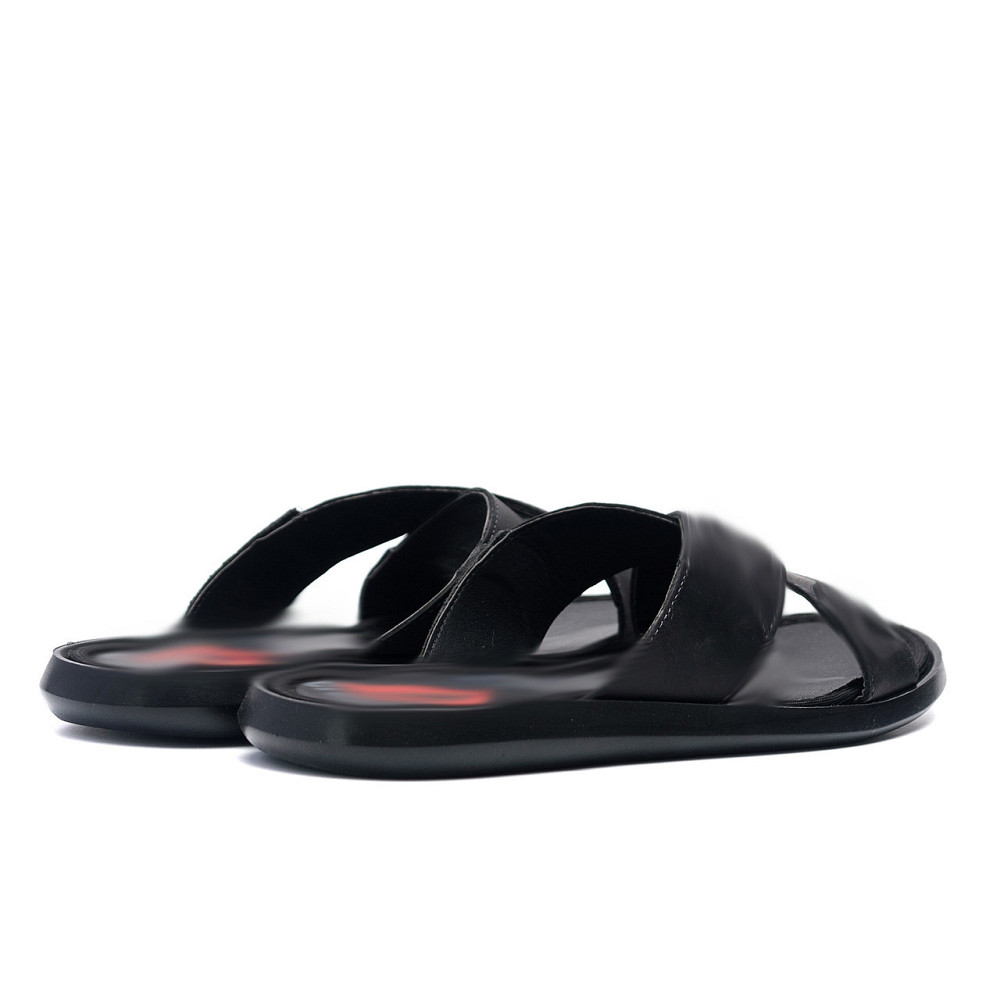 Мужские кожаные  летние шлепанцы-сланцы CrossFit Київ - зображення 4