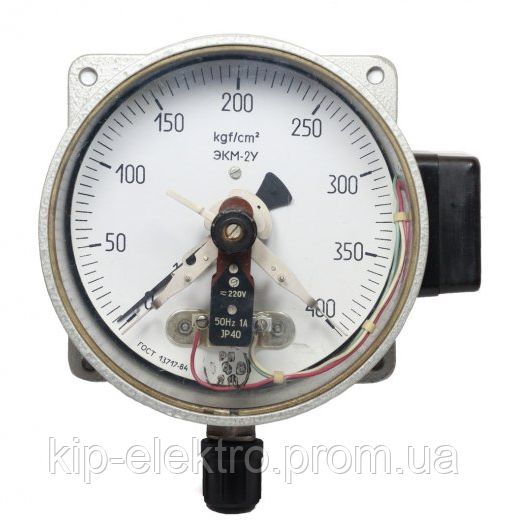 Манометр электроконтактный ЭКМ-2У (0-400 кгс/см2) (ЭКМ, ЭКМ-160, ЕКМ-1У, ЕКМ-2У, ЄКМ-1У, ЄКМ-2У, ЕКМ Київ - зображення 1