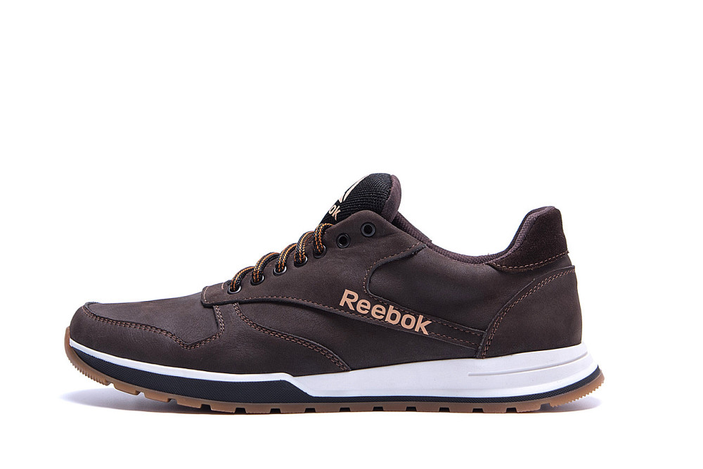 Мужские кожаные кроссовки  Rbk Classic Leather Trail Chocolate Київ - зображення 12