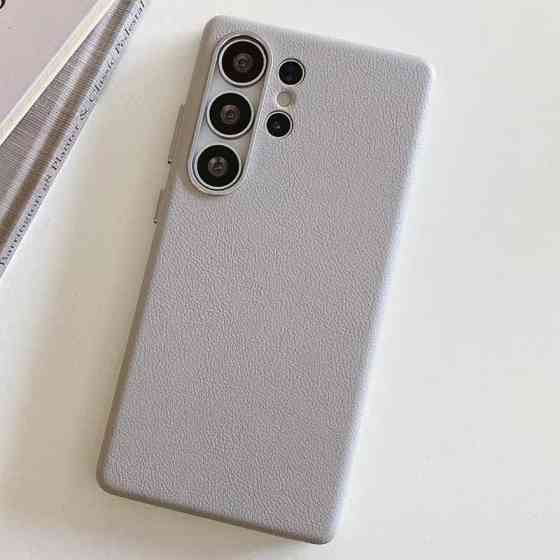 Кожаный чехол Leather Case (AAA) для Samsung Galaxy S25 Ultra Херсон