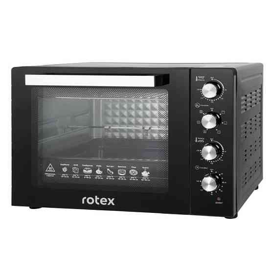 Печь электрическая Rotex ROT655-B2G 60 л черная Киев