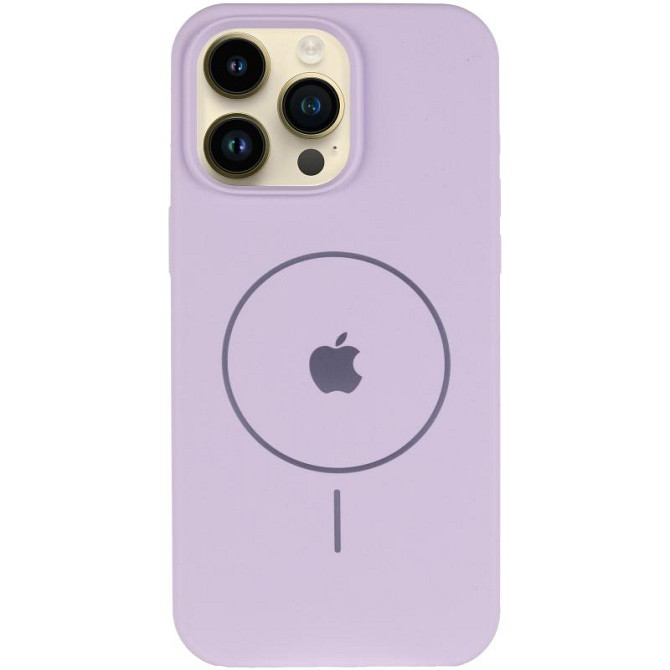 Чехол Silicone Case Full Protective (AA) V2 with MagSafe для Apple iPhone 15 Pro Max (6.7") Херсон - зображення 2
