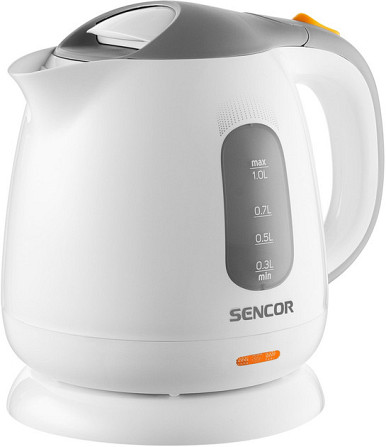 Электрочайник Sencor SWK 1100WH 1 л белый с серым Київ - зображення 2
