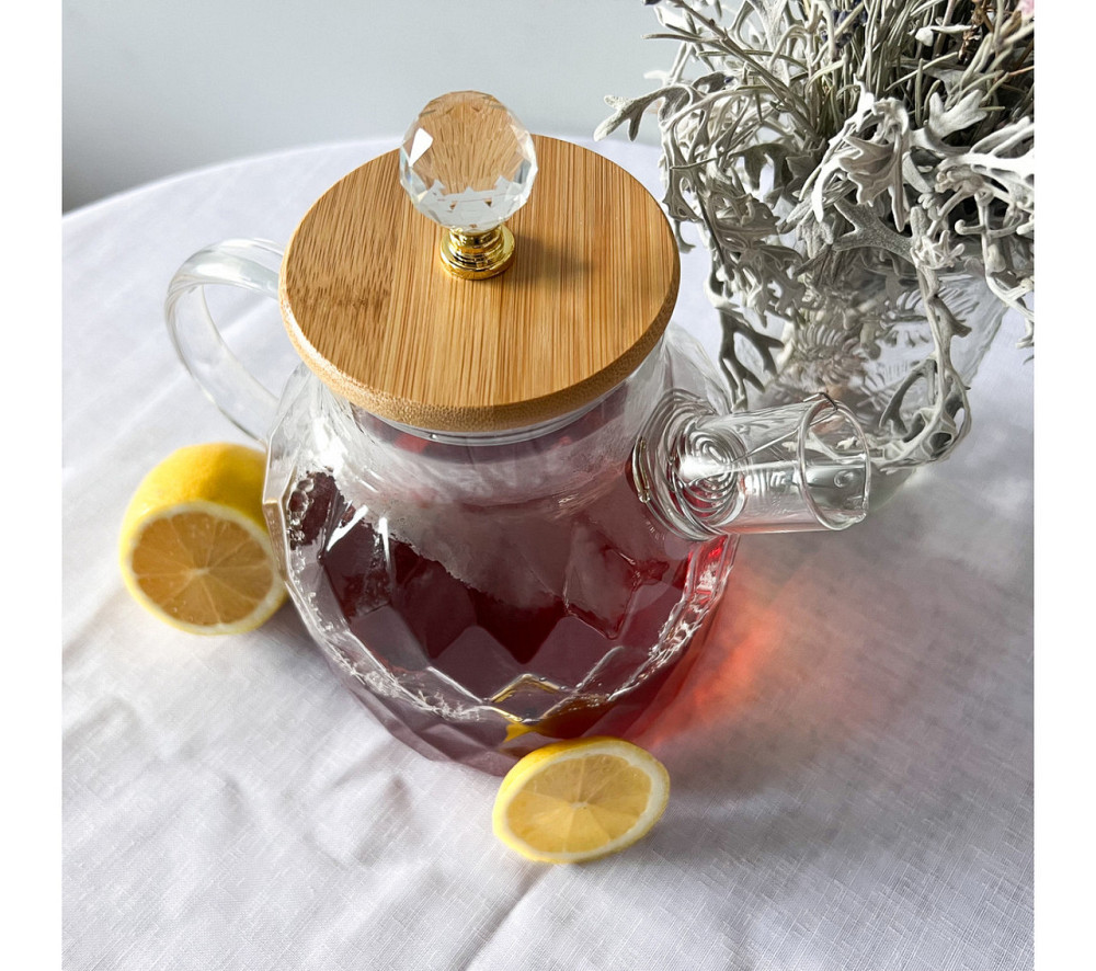 Чайник заварочный SNT Lines с бамбуковой крышкой 1.5л 767-9 Одеса - зображення 3