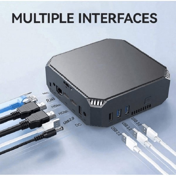 Міні-комп'ютер Firebat AK2 Plus 16/512GB n100 Grey (Код товару:33127) Харьков - изображение 4