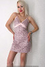 Женская ночная сорочка с леопардовым принтом "Мур Квітка" (16983) (арт. 1872) Кривий Ріг