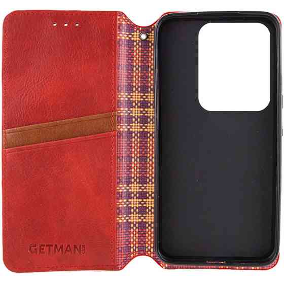 Кожаный чехол-книжка GETMAN Cubic (PU) для Motorola Edge 70 Fusion / 70 Fusion+ Херсон