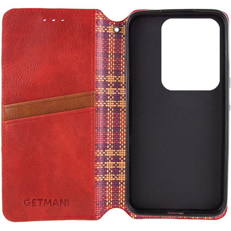 Кожаный чехол-книжка GETMAN Cubic (PU) для Motorola Edge 70 Fusion / 70 Fusion+ Херсон - зображення 2