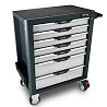 Тележка для автосервиса инструментальная TOPTUL (Pro-Plus) 7 секций (серая) TCAL0703 Харків