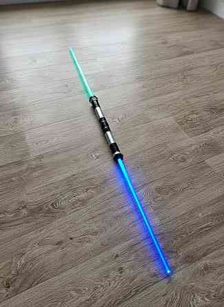 Двосторонній світловий меч 132 см | Посох як у Дарта Мола | 12 кольорів Київ