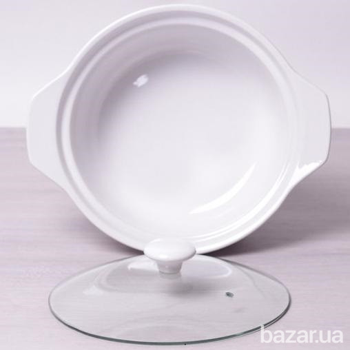 Мармит круглый керамический Kamille 2,4 л KM 6401 Одеса - зображення 3