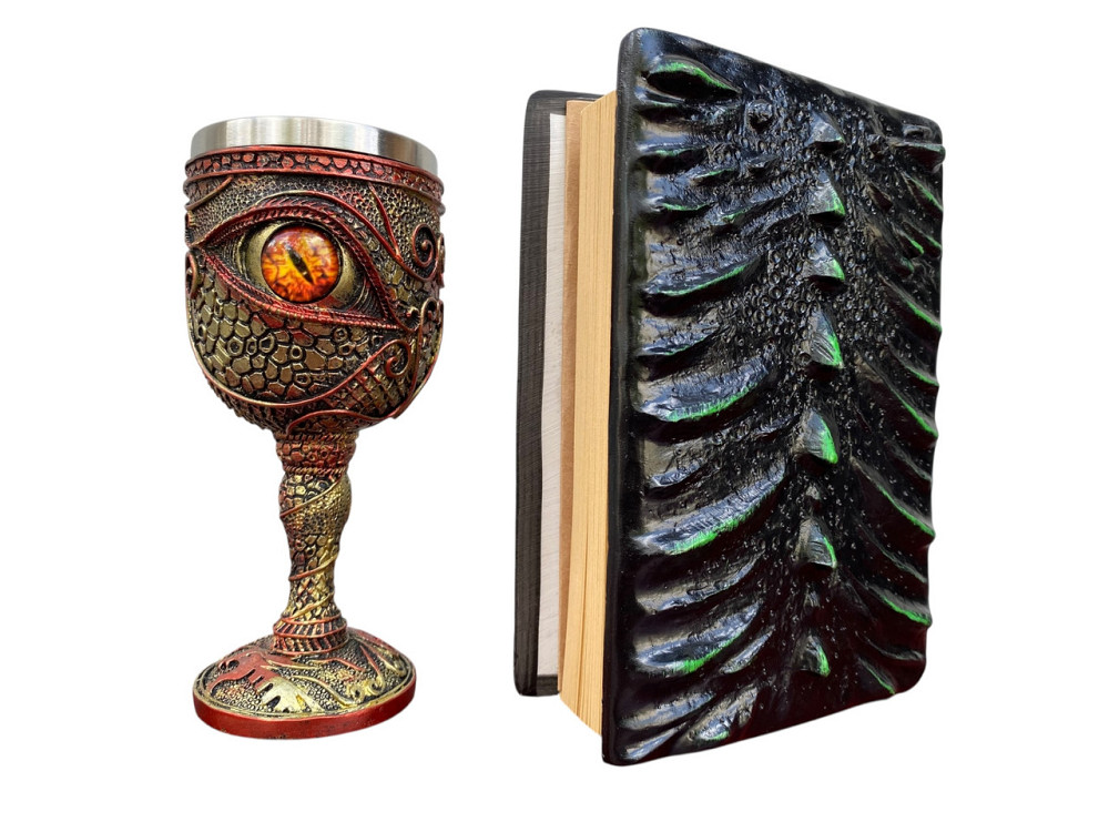 Подарочный набор Бокал 3 Глаз и Блокнот 3 «Око Лесного Дракона» (код 00631) Київ - зображення 2