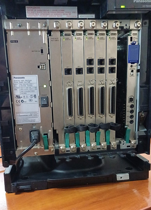 Panasonic KX-TDA100UA, цифрова атс, 56 внутрішніх аналогових ліній Киев - изображение 3