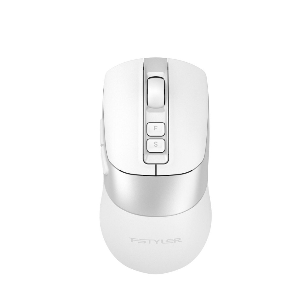 Мышь компьютерная безпроводная A4Tech Fstyler FB50C Plus (White) белая Київ - зображення 1