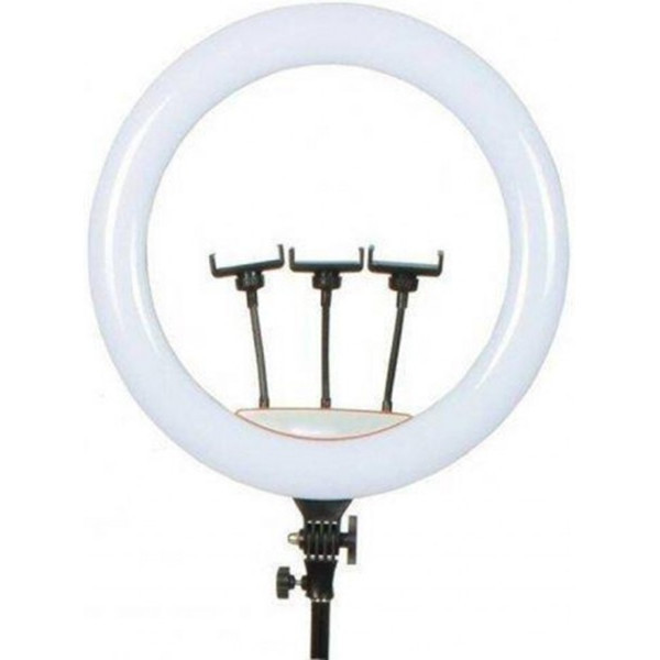 DM Лампа Кільцева LED 45 cm 18" 256 Lights Touch Switch Adapter LJJ-45 (Код товару:41072) Харків - зображення 3