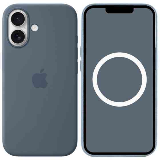 Чехол Silicone case (AAA) with Magsafe and Animation для Apple iPhone 17 (6.3") Херсон