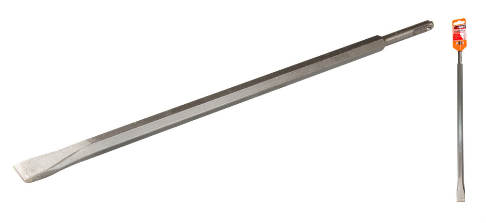 Зубило плоское GRANITE SDS-PLUS 400х20х14 мм с победитовой напайкой 1-21-400 Харків - зображення 1