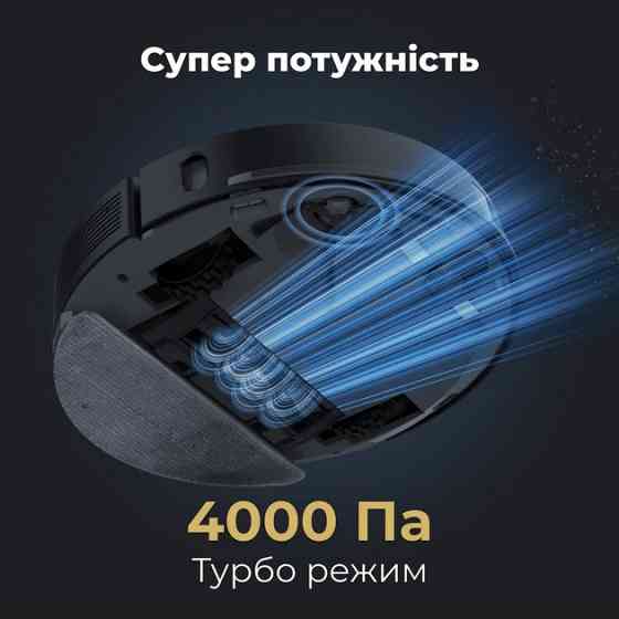 Робот-пылесос моющий AENO RC7S ARC0007S 60 Вт черный Київ