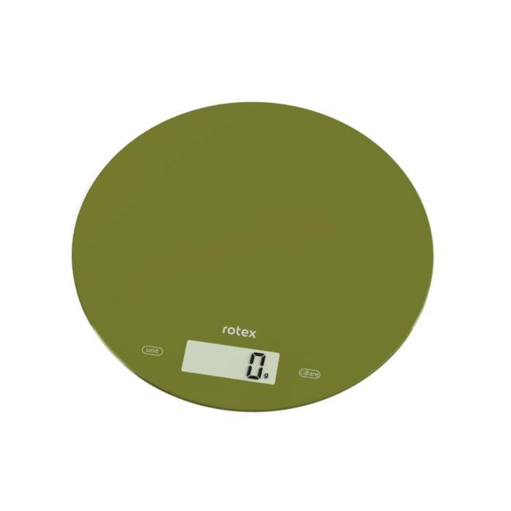 Весы кухонные Rotex RSK16-O 5 кг оливковые Киев - изображение 1