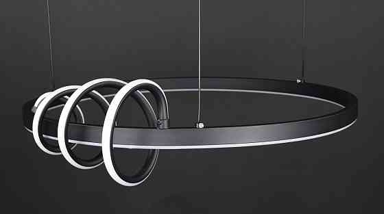 Люстра стельова LED BF14-600 Чорний 20-170х60х60 см. Київ