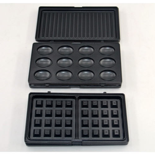 Сендвичница со съемными пластинами 4в1 Monte MT-3526 Київ - зображення 6