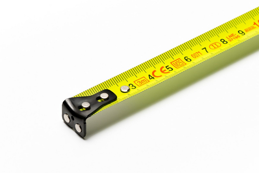 Рулетка WERTVOLL 3 м х 16 мм с магнитами фиксатор полотна покрытие TPR нейлоновое покрытие MS-2316 Харків - зображення 6