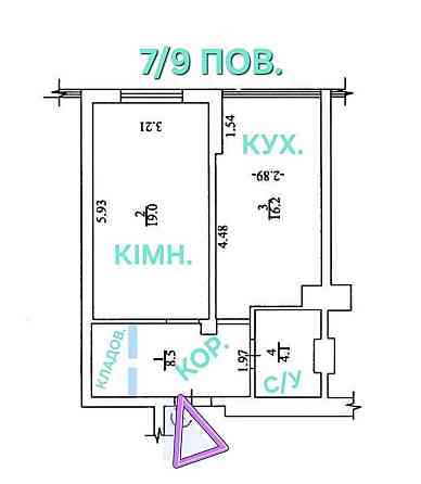 долгосрочная аренда 1-к квартира Киево-Святошинский, Ирпень, 13800 грн./мес. Ірпінь