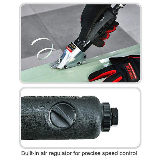 Ножницы пневматические для листового металла 2600об/мин, сталь 1,2мм, алюминий 1,6мм TOPTUL KBHD0126 Харків - зображення 2