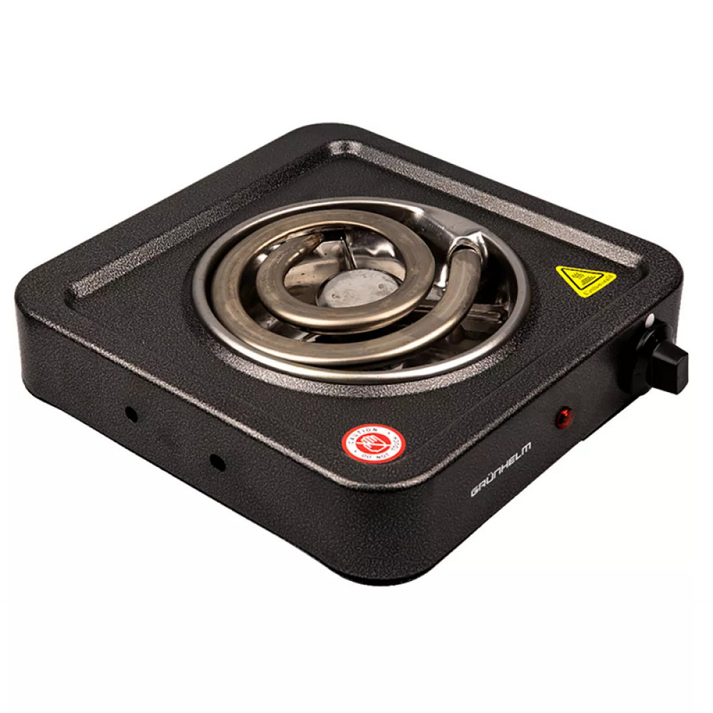 Плита электрическая настольная Grunhelm GHP-5513 1000 Вт Київ - зображення 1